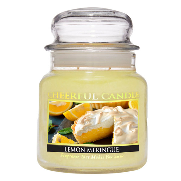 A Cheerful Candle LLC Lemon Meringue Cheerful 16Ounce Jar Candle
